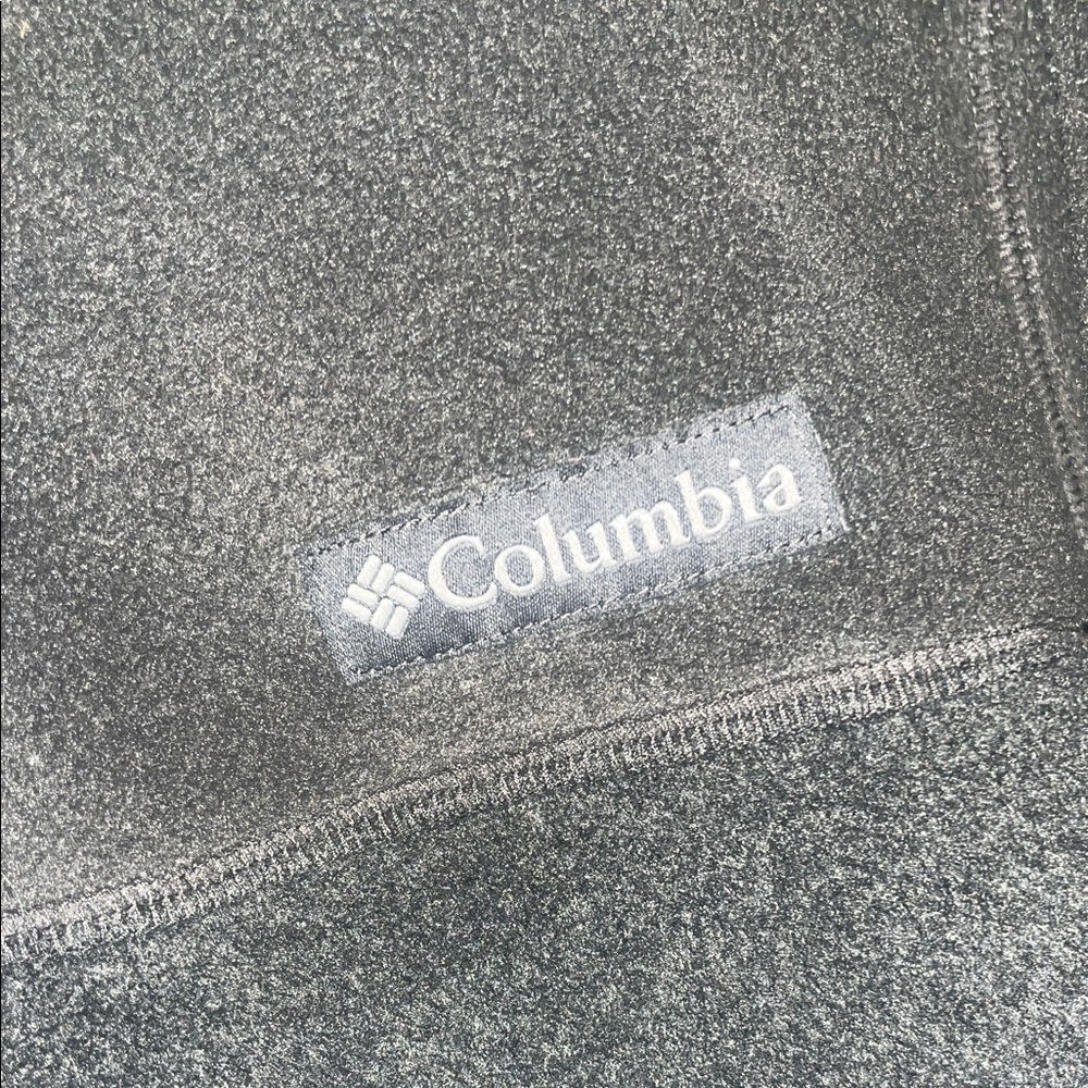 Columbia Men's Charcoal Button-Up Crewneck Sweater